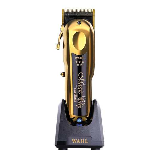 Wahl Professional 5 Star Gold Cordless Magic Clip Hair Clipper with 100+ Minute Run Time for Professional Barbers and Stylists