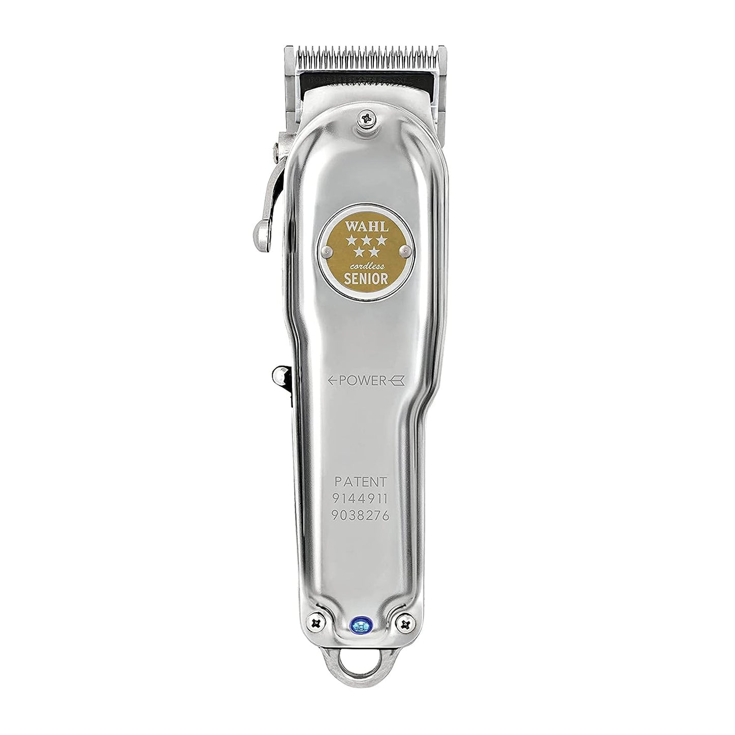 Wahl Professional 5 Star Cordless Senior Clipper Metal Edition with Charge Stand, Plated Adjustable Blades, Lithium Ion Battery, 80 Minute Run Time